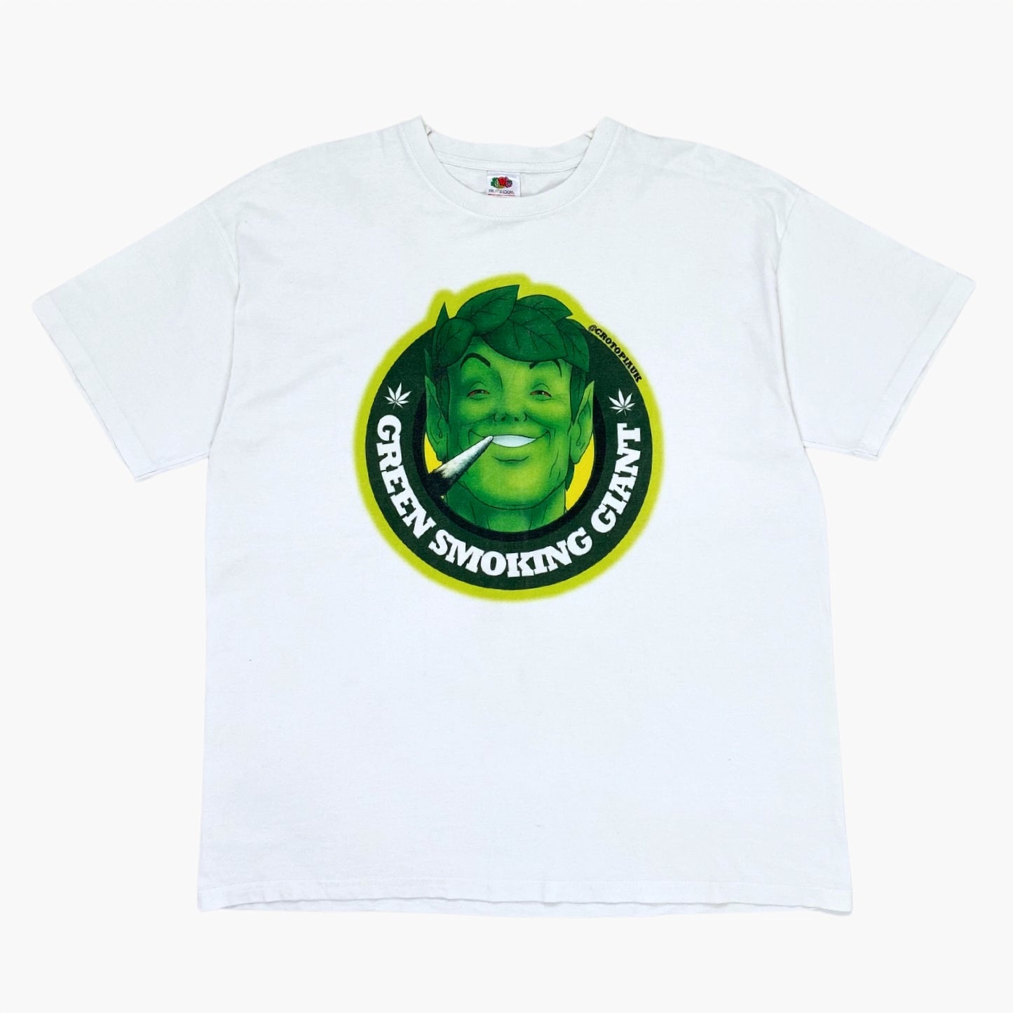 00S "GREEN SMOKING GIANT" T-SHIRT | XL