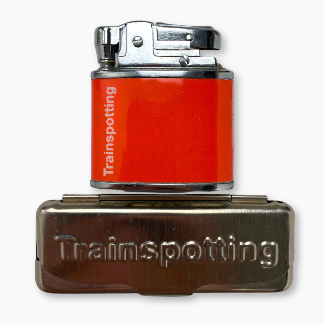 1996 TRAINSPOTTING LIGHTER + PAPER CASE