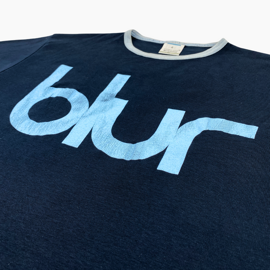 2009 BLUR LIVE AT HYDE PARK RINGER T-SHIRT | L