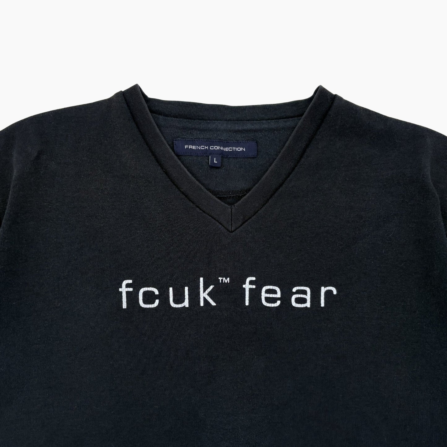 EARLY 00S 'FCUK FEAR' T-SHIRT | L
