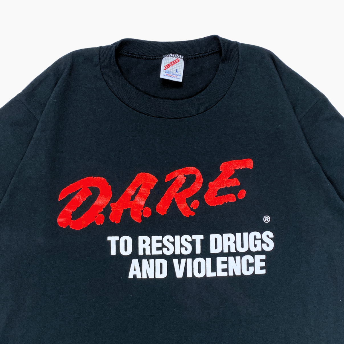 EARLY 90S D.A.R.E. TO RESIST DRUGS AND VIOLENCE T-SHIRT L