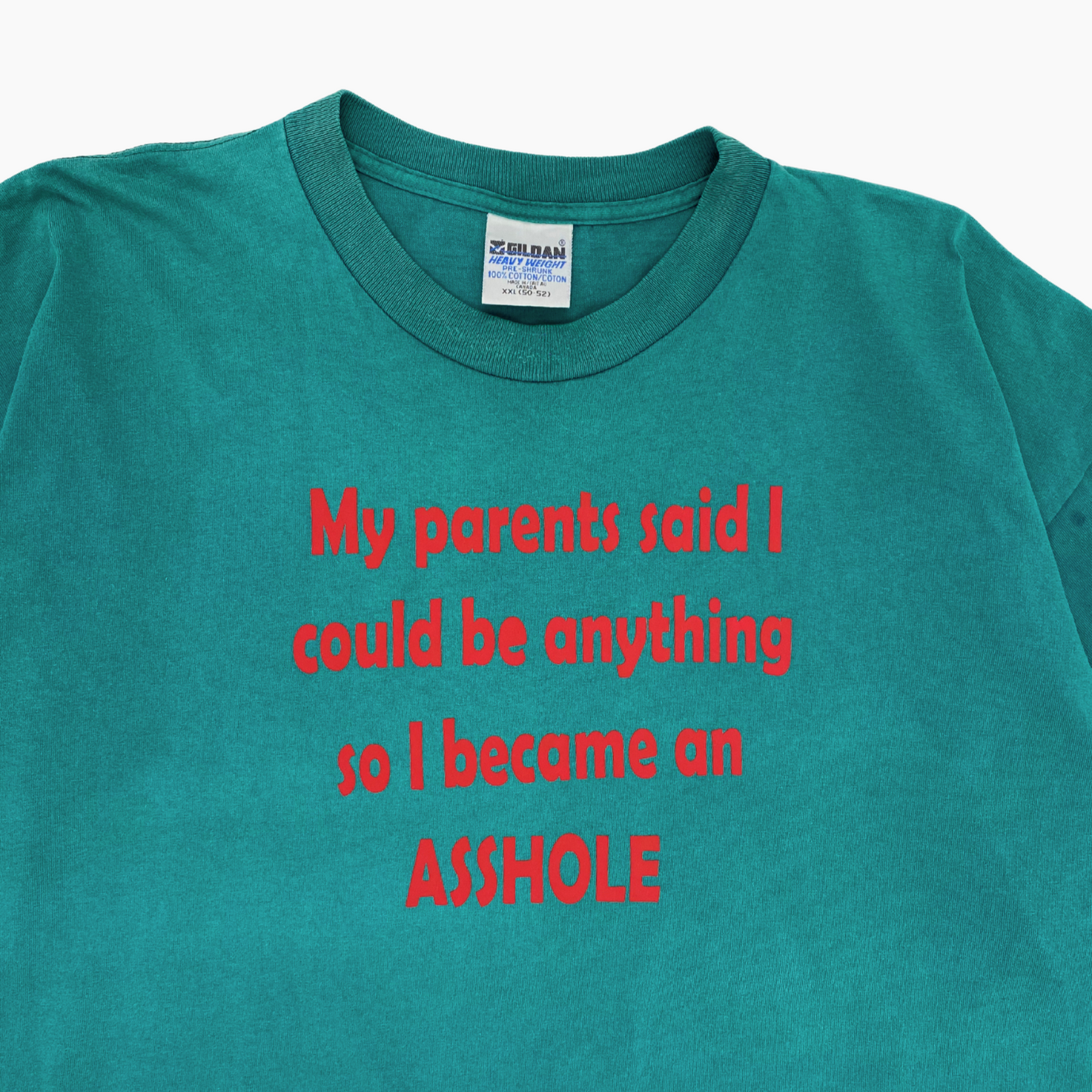 MID 90S 'I BECAME AN ARSEHOLE' T-SHIRT | XL