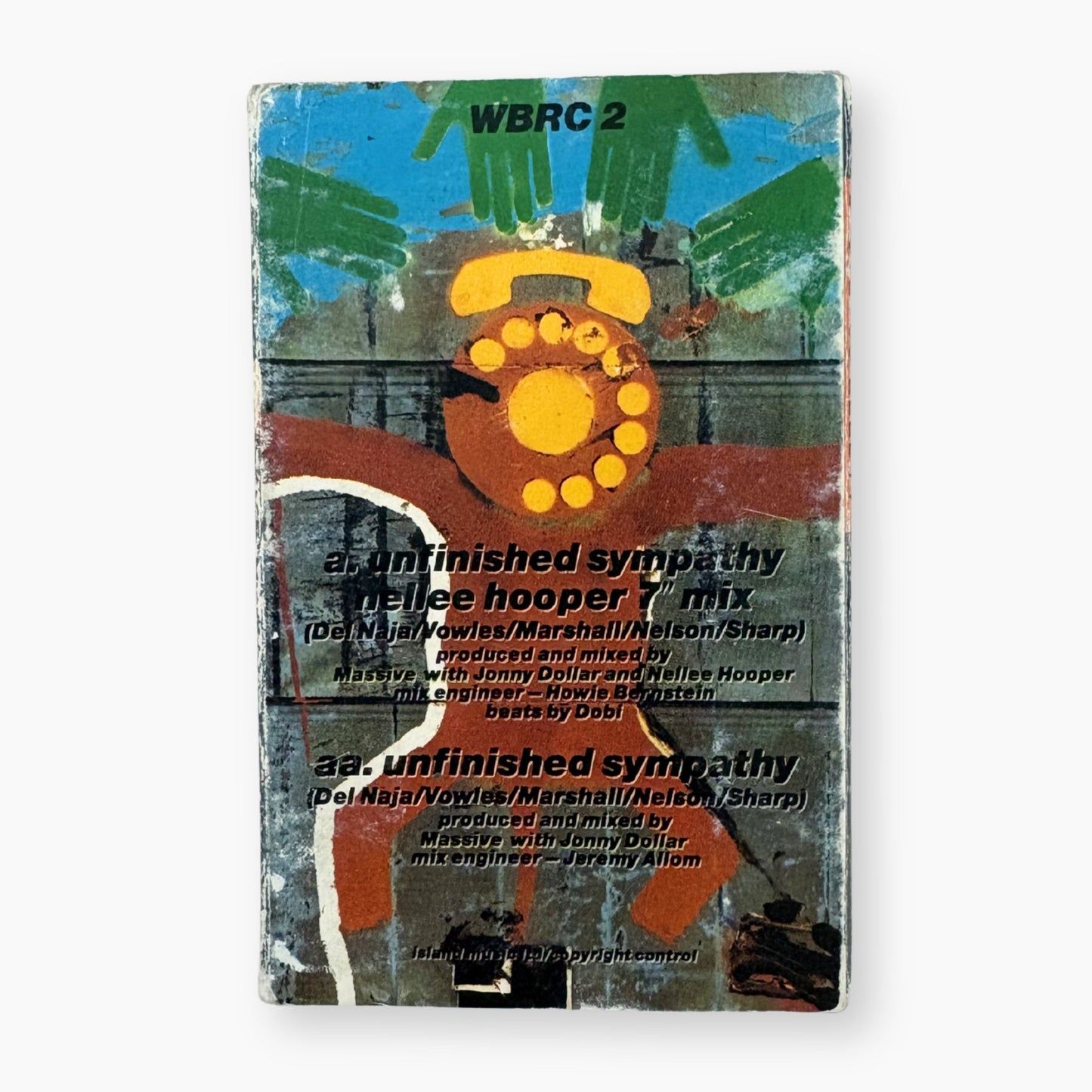 1991 MASSIVE ATTACK 'UNFINISHED SYMPATHY' CASSETTE
