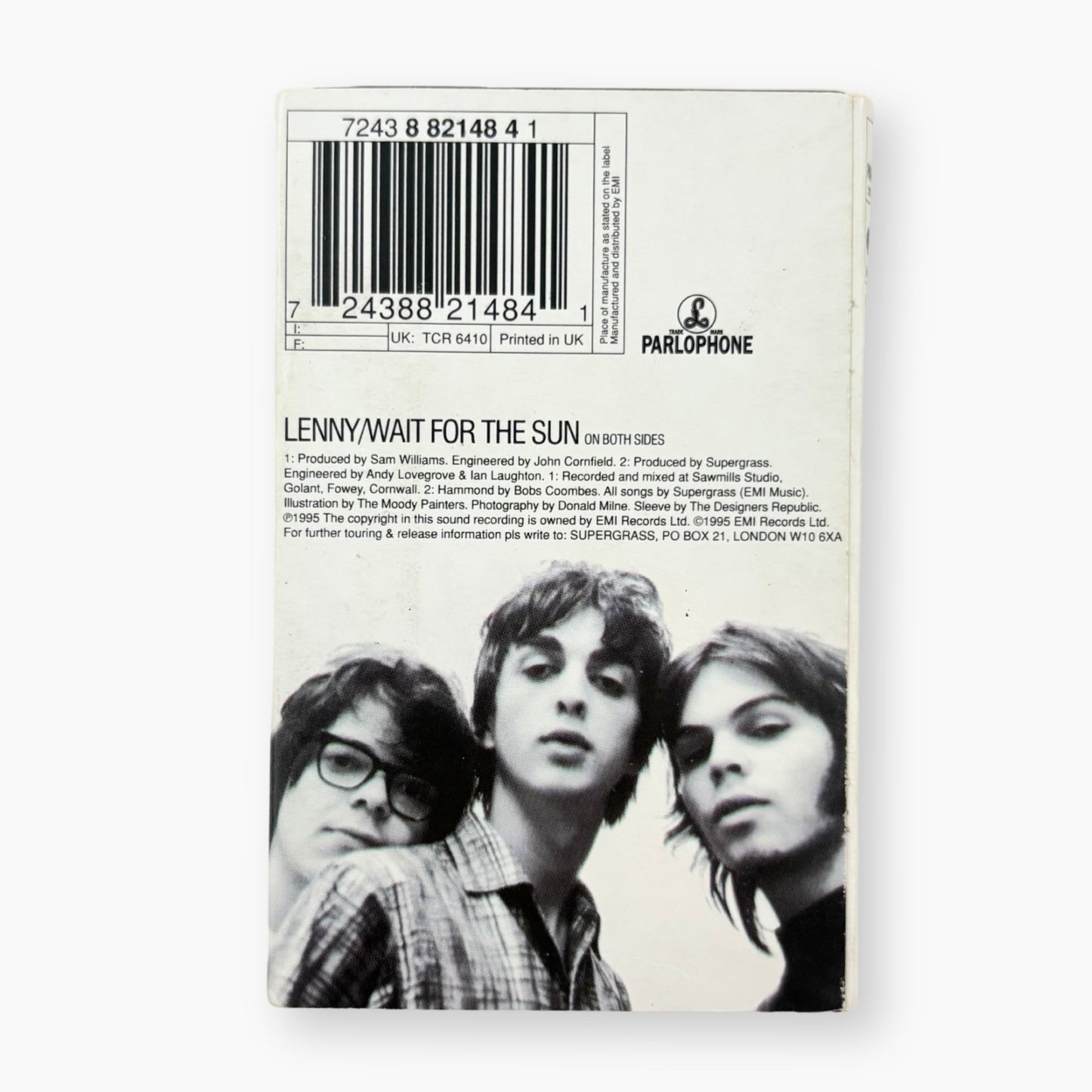 1995 SUPERGRASS 'LENNY' CASSETTE