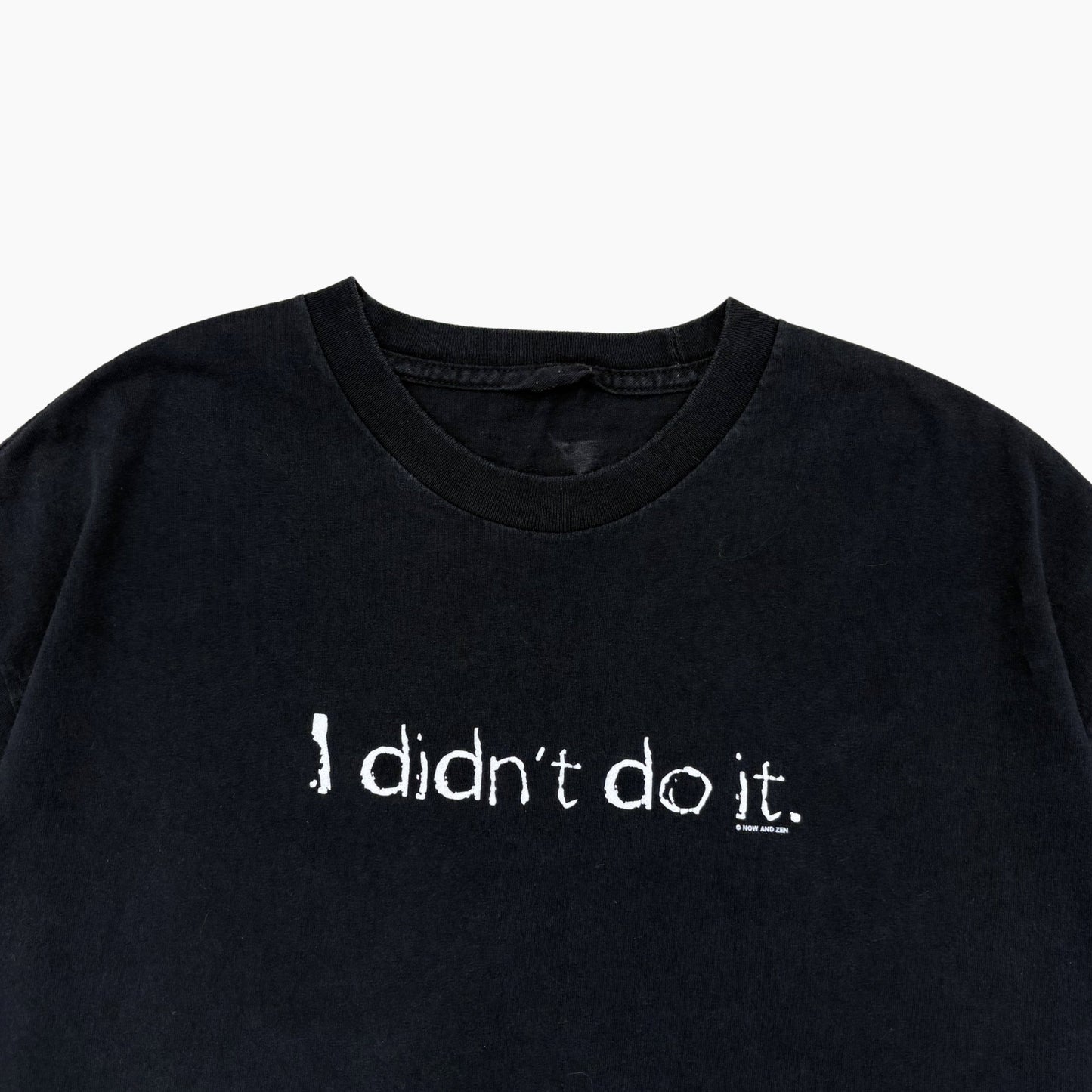 LATE 90S 'I DIDN'T DO IT' T-SHIRT | XL