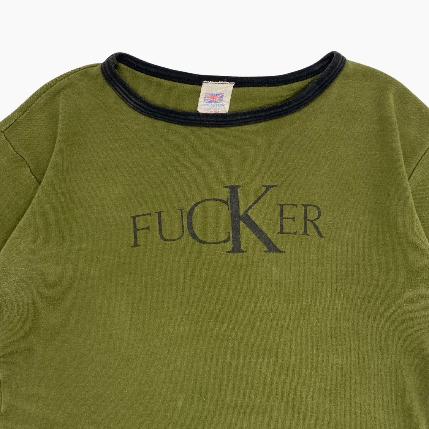 EARLY 00S 'FUCKER' T-SHIRT | S