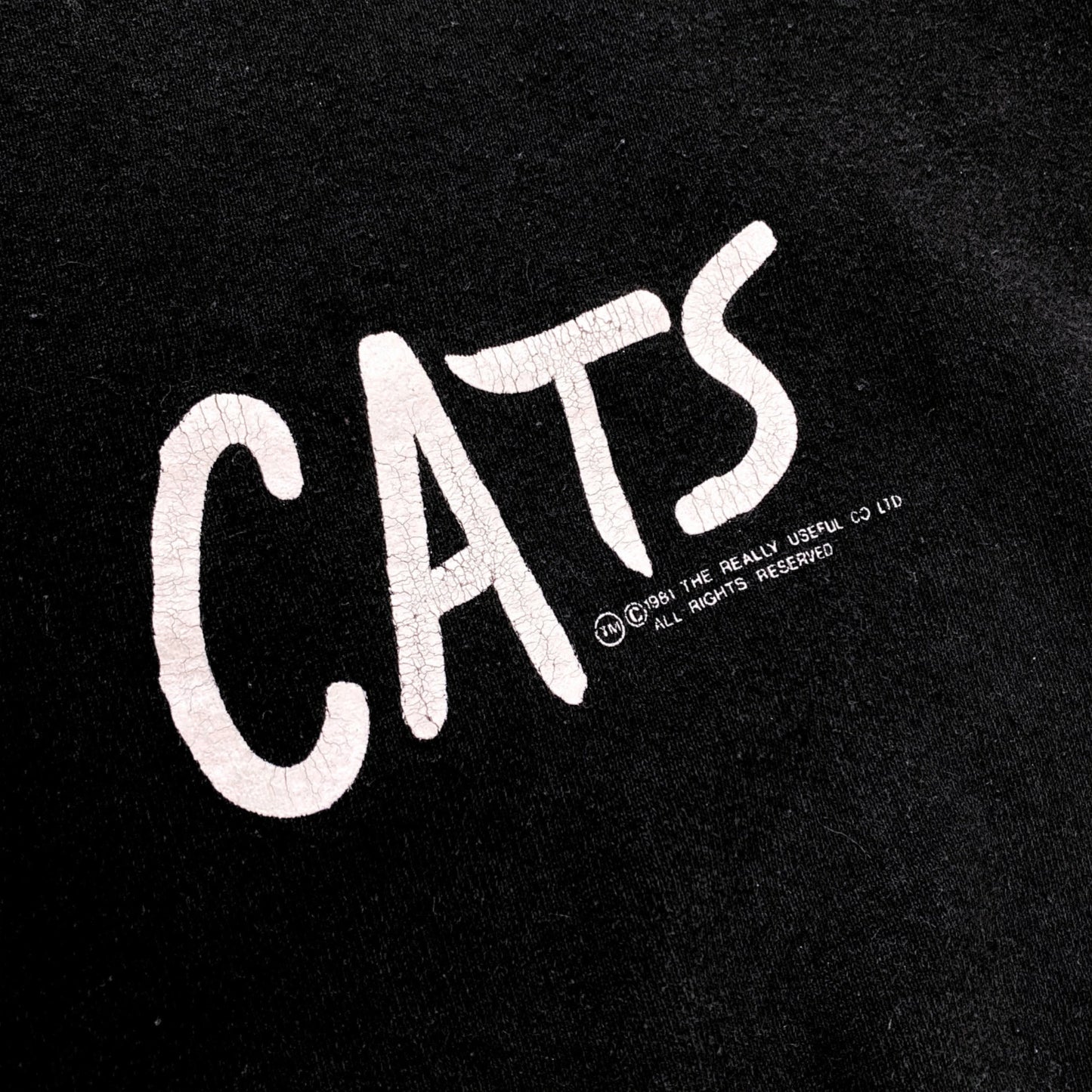 EARLY 80S CATS SWEATER | L/XL
