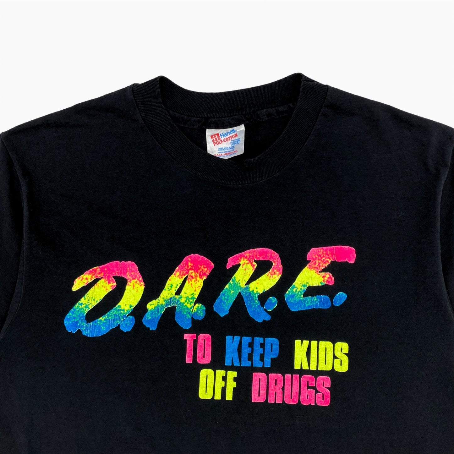 80S D.A.R.E. TO KEEP KIDS OFF DRUGS T-SHIRT M