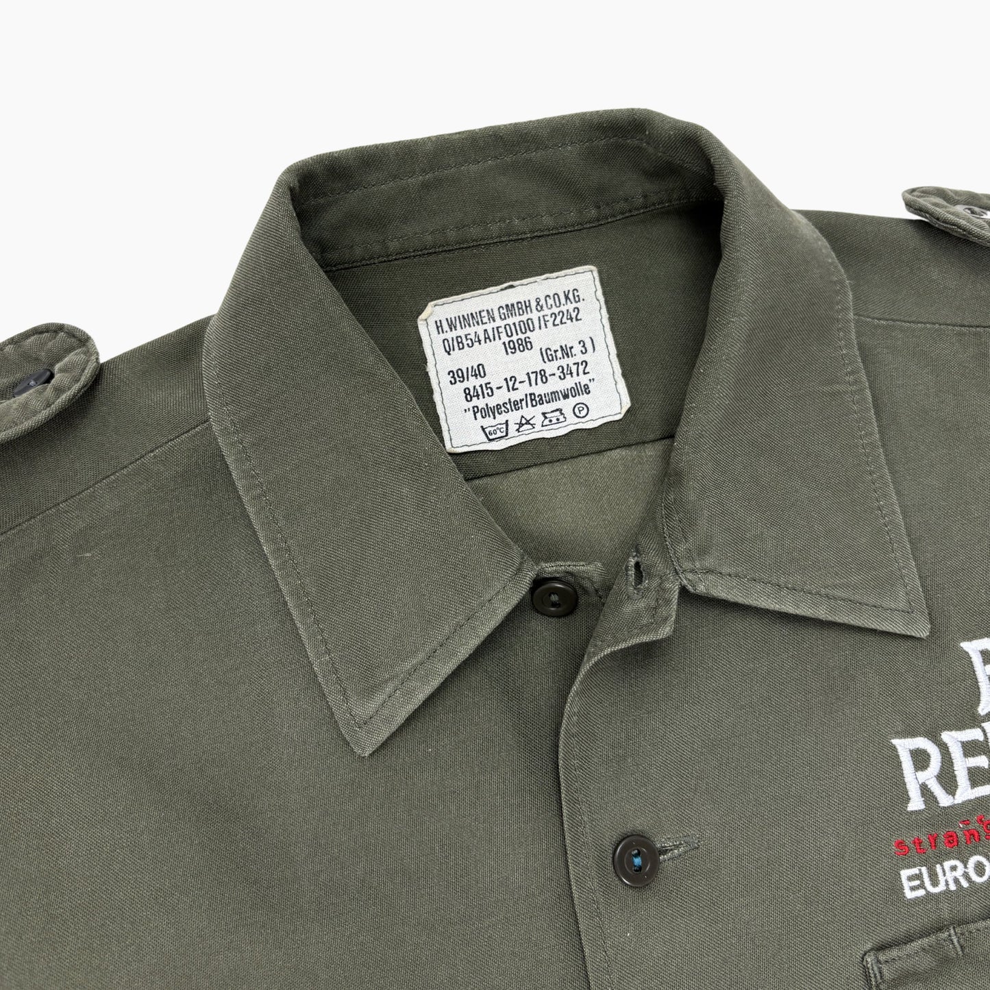 1994 BAD RELIGION MILITARY SHIRT | L