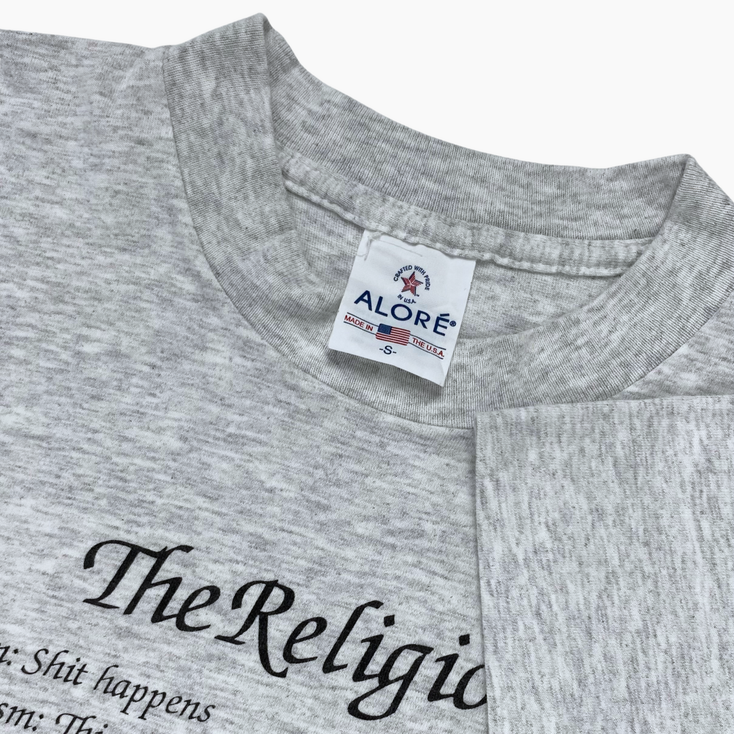 90S 'THE RELIGIONS' T-SHIRT | S