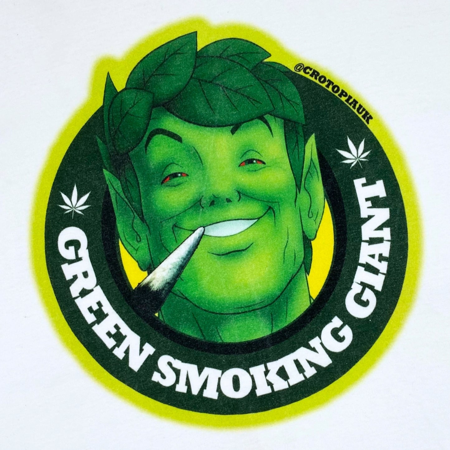 00S "GREEN SMOKING GIANT" T-SHIRT | XL