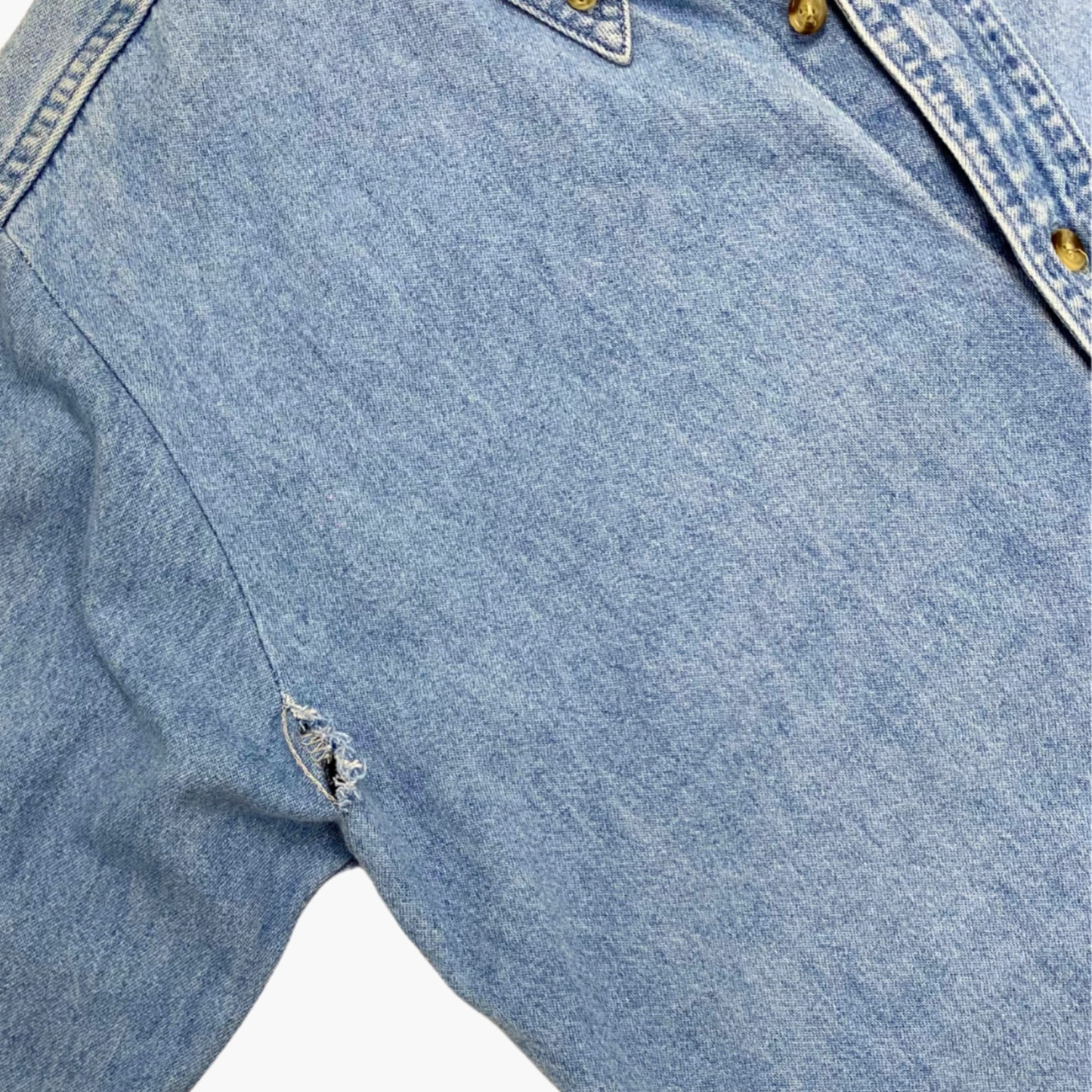 90S AT&T STAFF DENIM SHIRT | L/XL