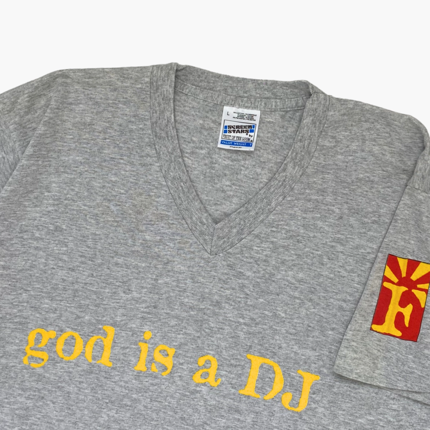 LATE 90S FAITHLESS "GOD IS A DJ" T-SHIRT | L