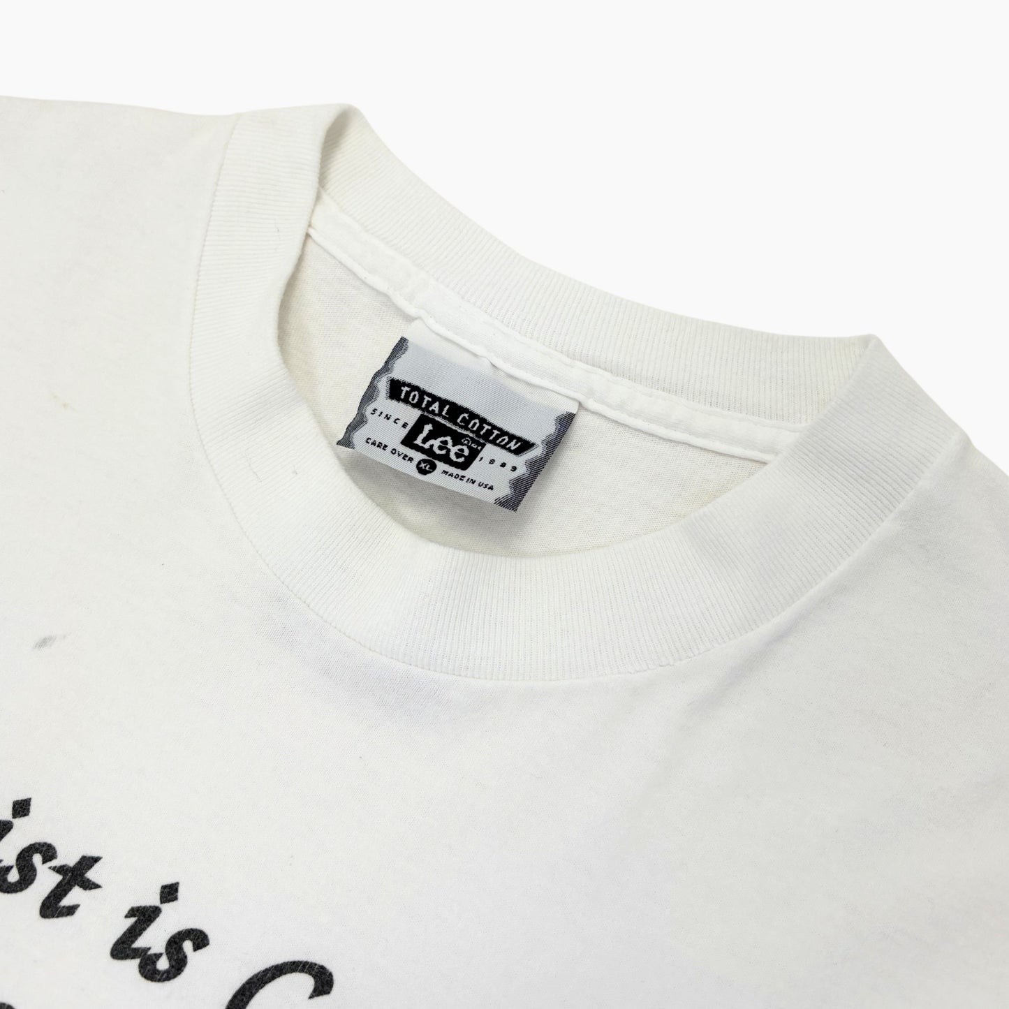 EARLY 00S 'CHRIST IS COMING' T-SHIRT | XL