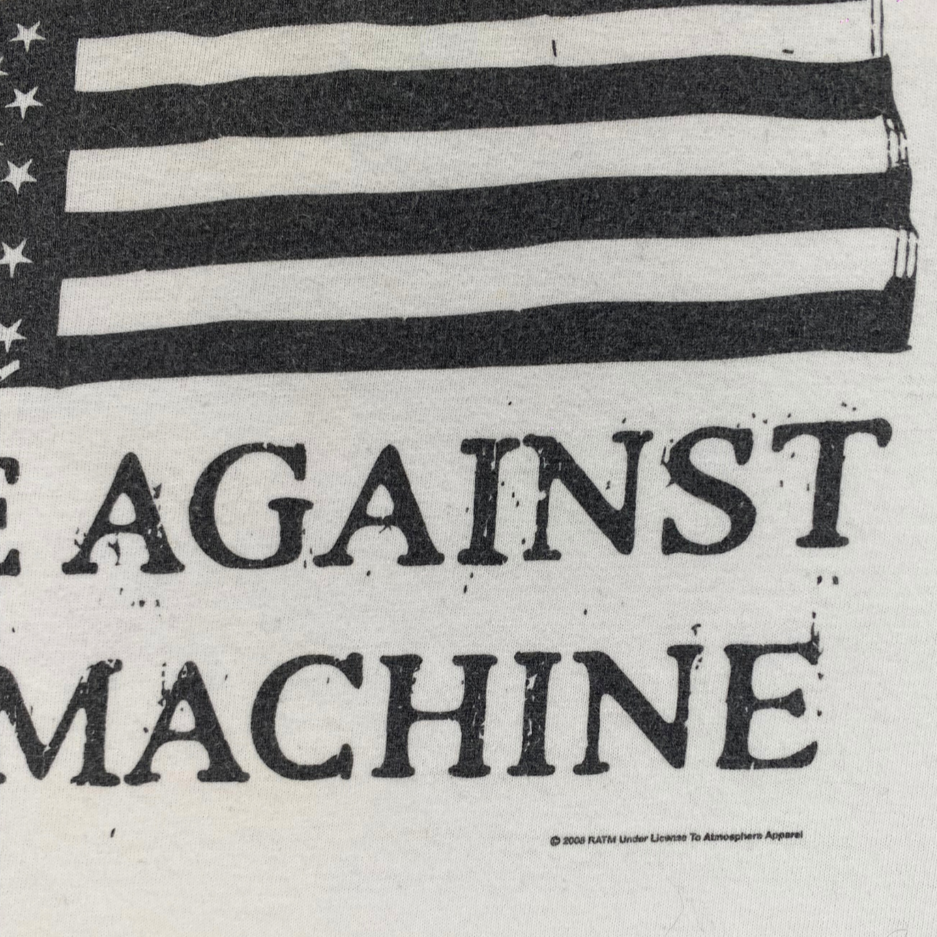 2008 RAGE AGAINST THE MACHINE T-SHIRT | S