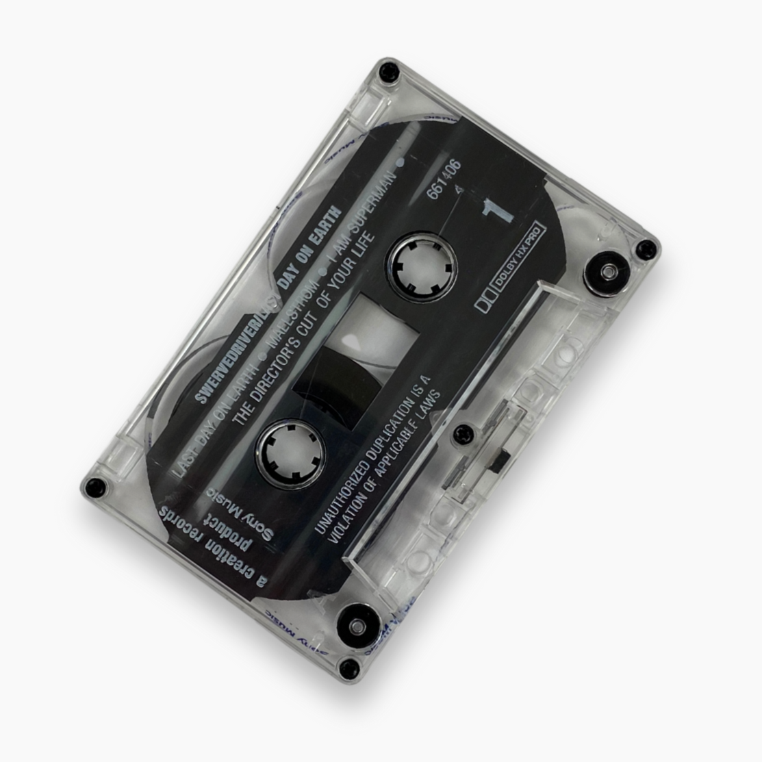 1995 SWERVEDRIVER 'LAST DAY ON EARTH' CASSETTE