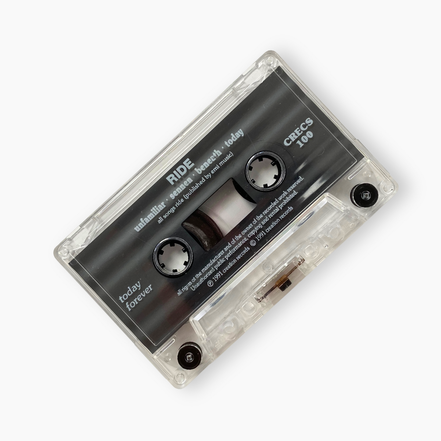 1991 RIDE 'TODAY FOREVER' CASSETTE