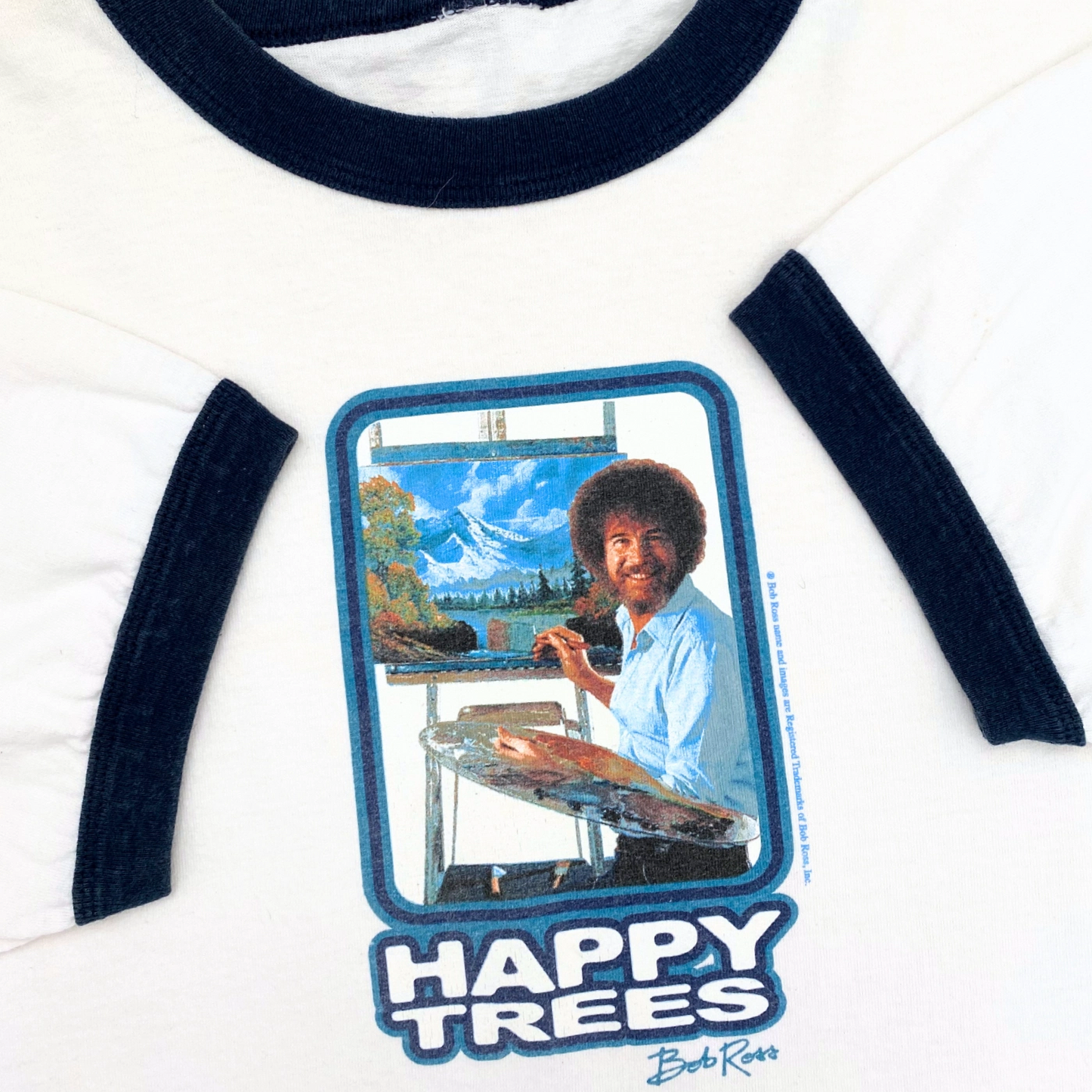 00S BOB ROSS RINGER T-SHIRT | L/XL