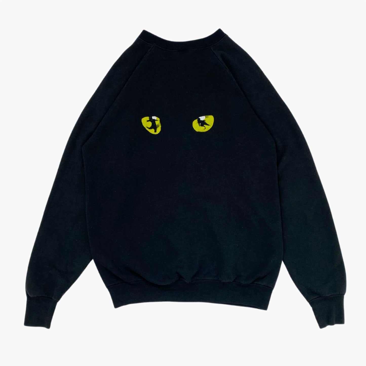 EARLY 80S CATS SWEATER | L/XL
