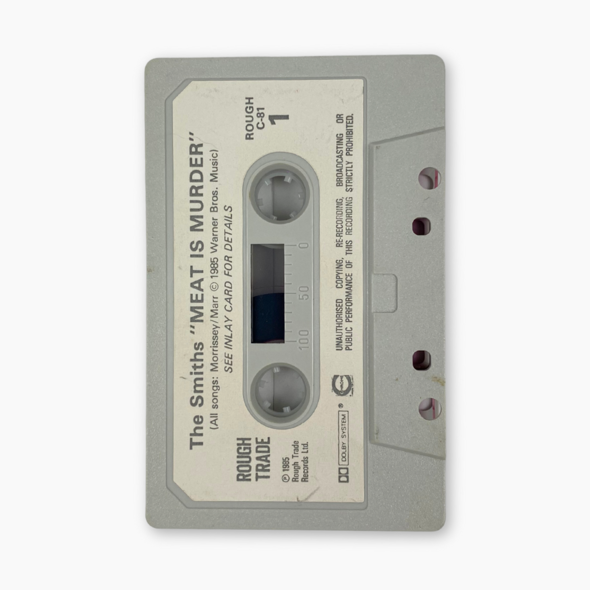 1985 THE SMITHS 'MEAT IS MURDER' CASSETTE