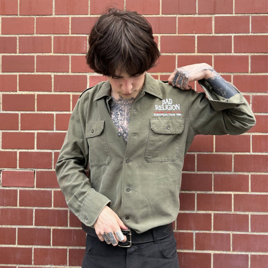 1994 BAD RELIGION MILITARY SHIRT | L