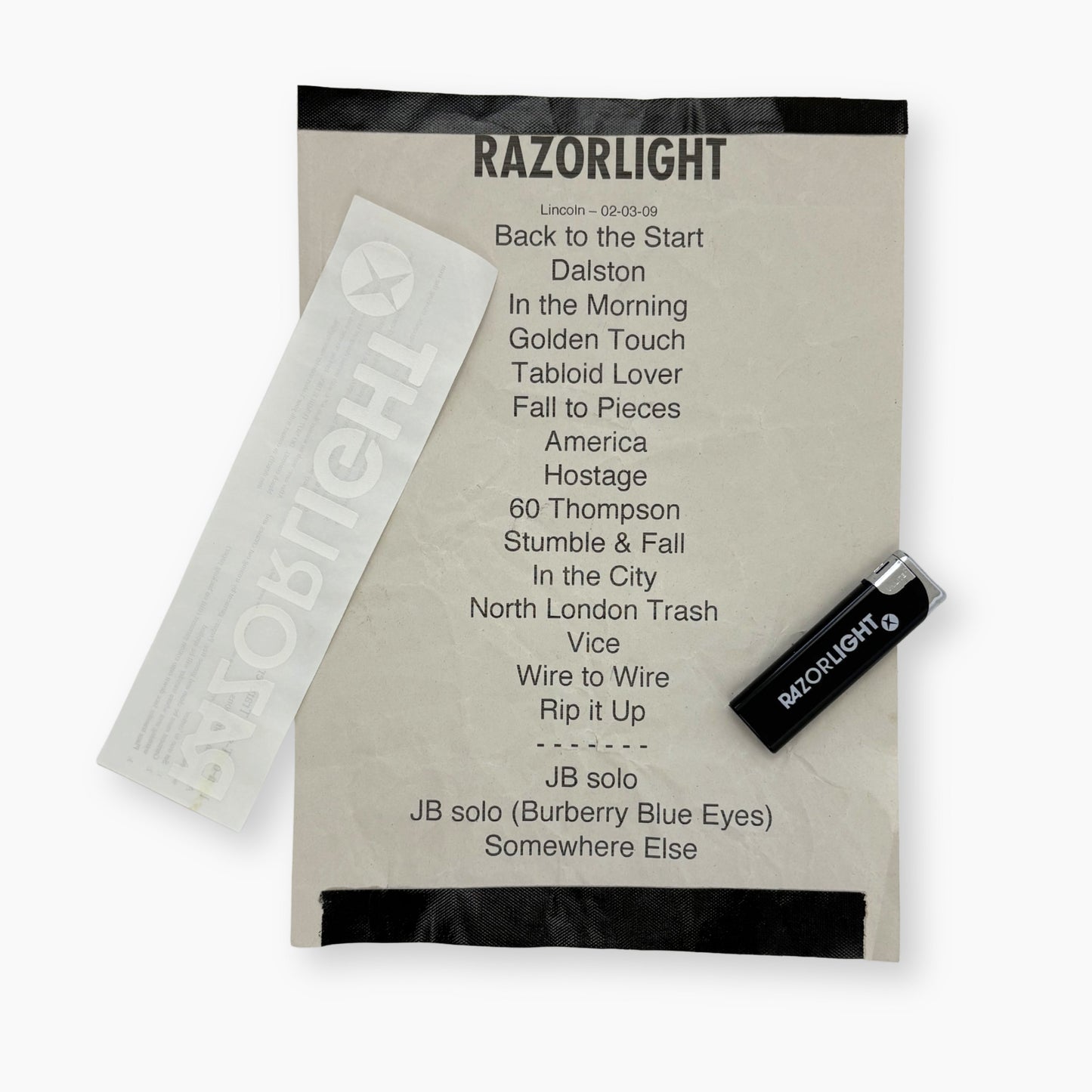 2009 RAZORLIGHT SHOULDER BAG