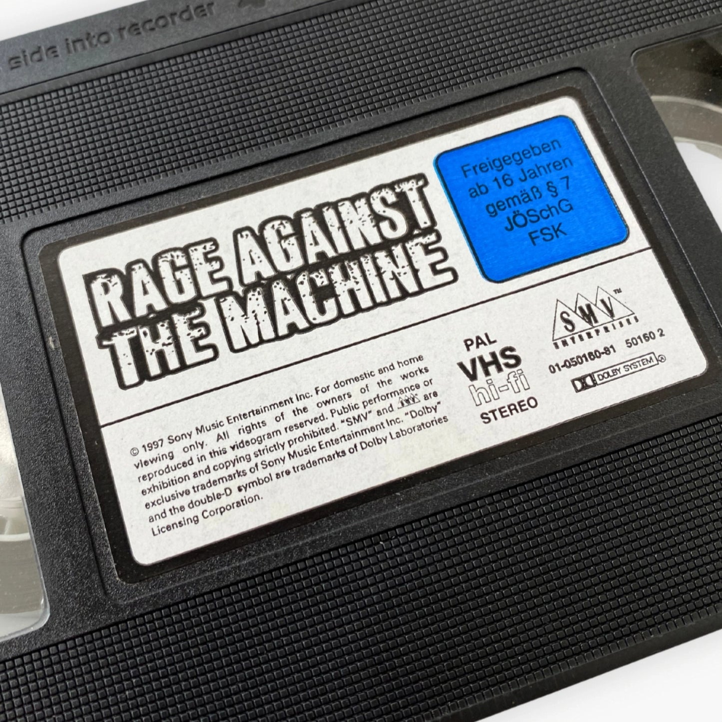 1997 RAGE AGAINST THE MACHINE CONCERT VHS