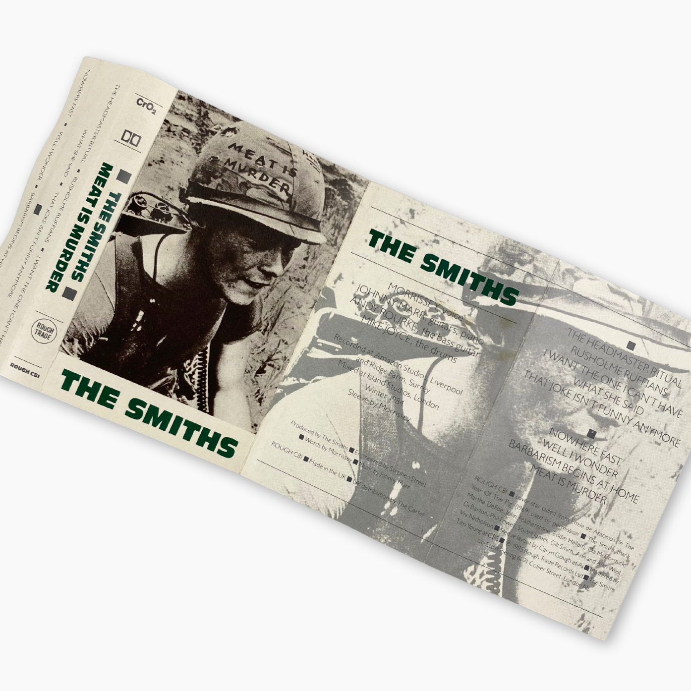 1985 THE SMITHS 'MEAT IS MURDER' CASSETTE