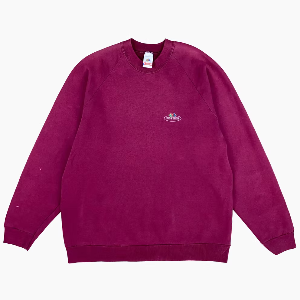 90S FRUIT OF THE LOOM CREWNECK SWEATER | L