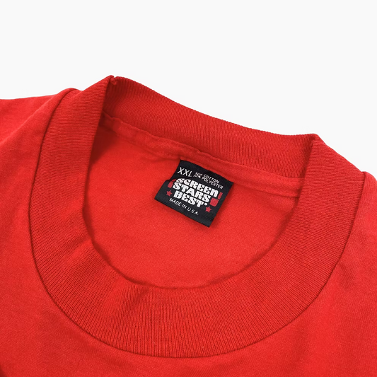 90S APPLE RAINBOW SPELL OUT T-SHIRT | XXL