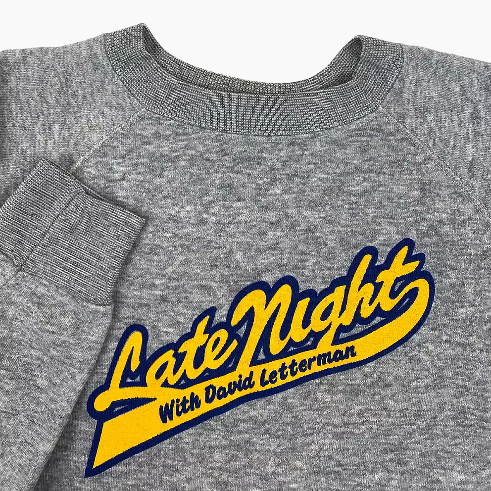 80S LATE NIGHT WITH DAVID LETTERMAN SWEATER | L/XL