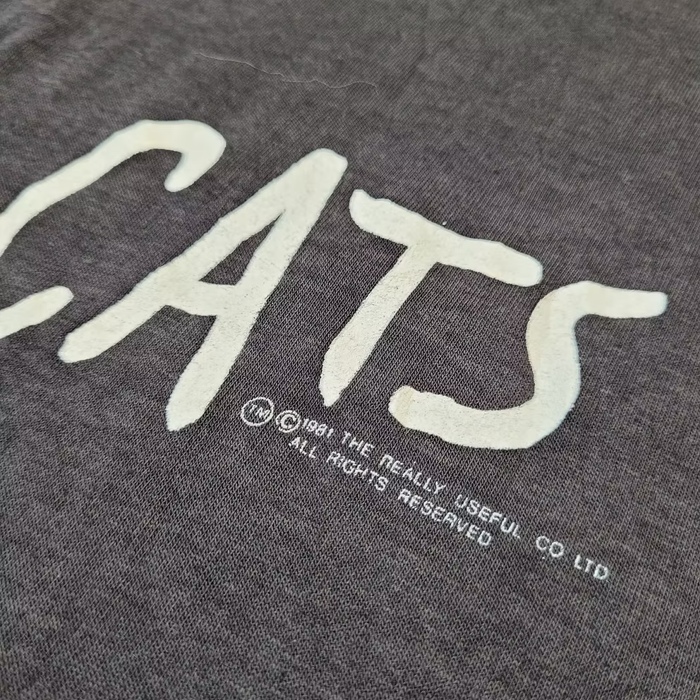 1981 CATS PROMO T-SHIRT | M