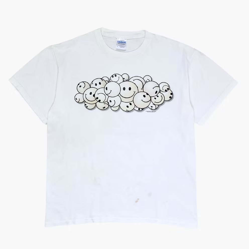 2004 SMILEY FACES T-SHIRT | M