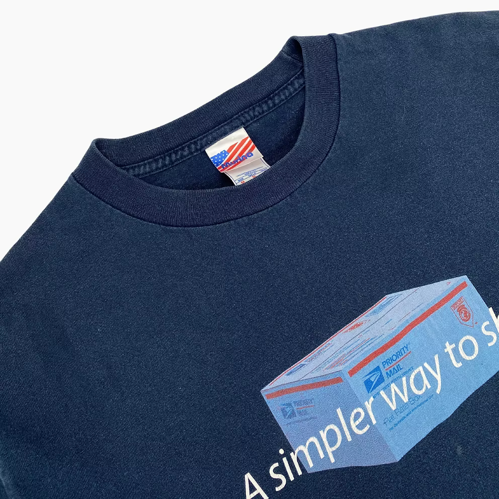 2001 USPS "A SIMPLER WAY TO SHIP" T-SHIRT | M