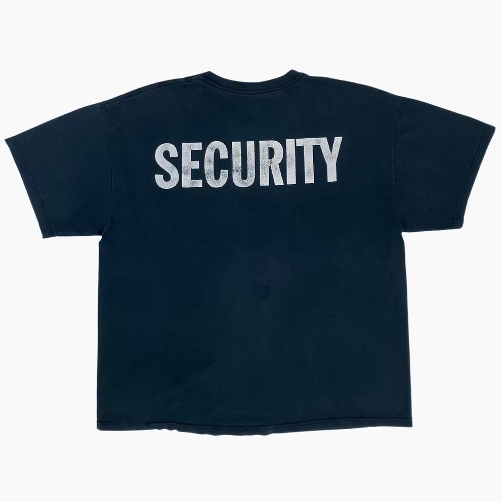 LATE 90S JERRY SPRINGER SHOW STAFF SECURITY T-SHIRT | L
