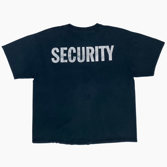 LATE 90S JERRY SPRINGER SHOW STAFF SECURITY T-SHIRT | L