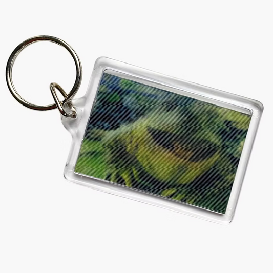 1996 BUDWEISER LENTICULAR KEYCHAIN | OS