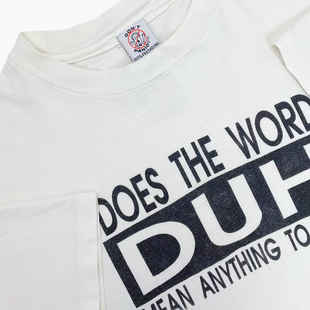 1992 "DOES THE WORD DUH MEAN ANYTHING TO YOU?" T-SHIRT | XL