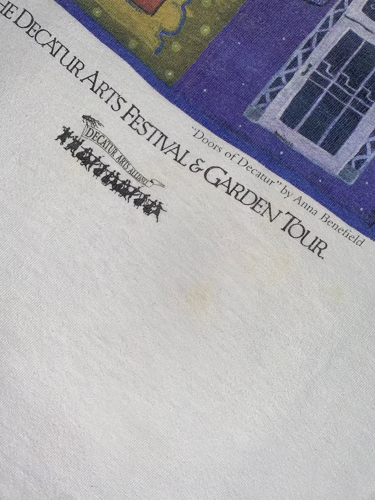 2001 "DECATUR SHOWS ITS COLORS" ART FESTIVAL T-SHIRT | M