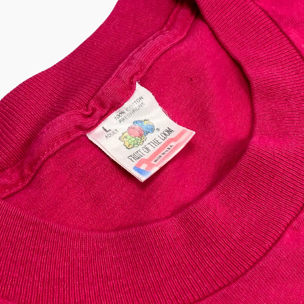 90S APPLE RAINBOW SPELL OUT T-SHIRT | L