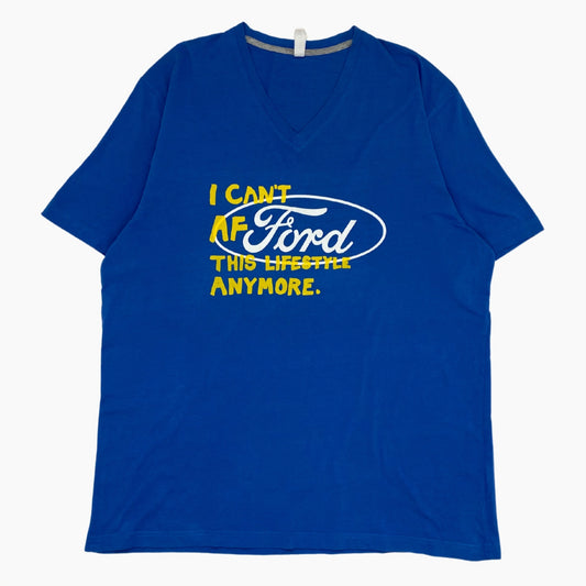 BLUEBOY X KNEDLO ZELO WEAR "I CANT AFFORD THIS LIFESTYLE ANYMORE" T-SHIRT | XXL