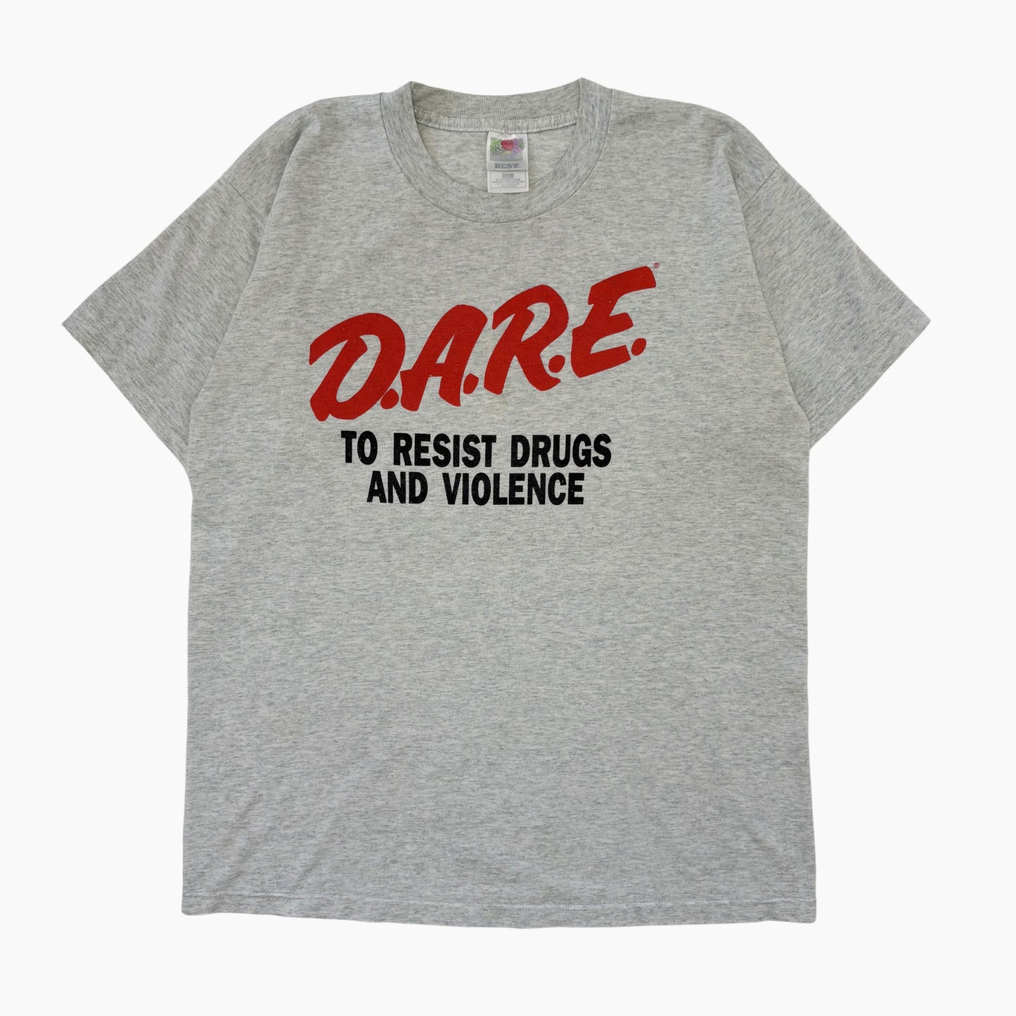 EARLY 00S 'D.A.R.E. TO RESIST DRUGS AND VIOLENCE T-SHIRT | L
