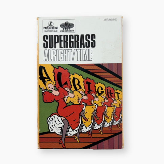 1995 SUPERGRASS 'ALRIGHT/TIME' CASSETTE