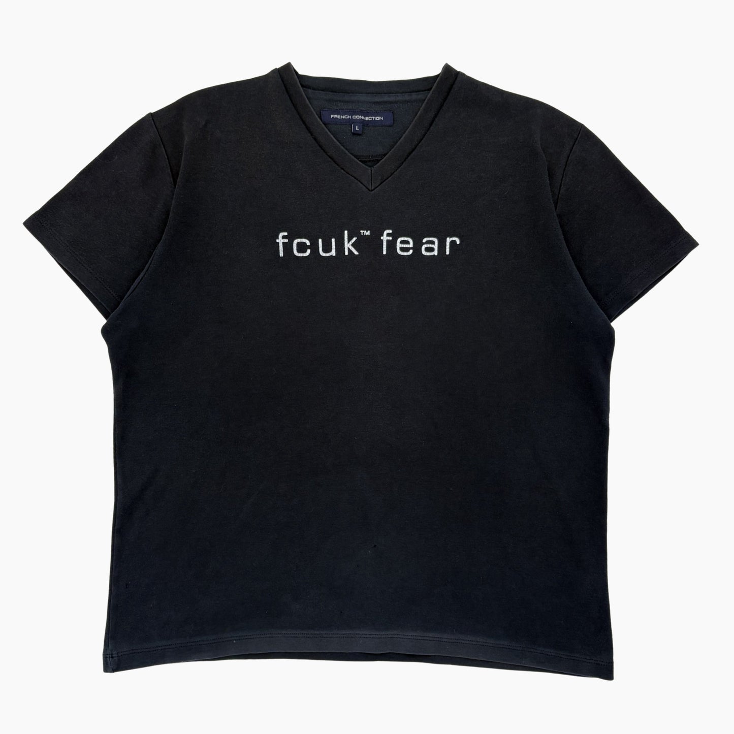 EARLY 00S 'FCUK FEAR' T-SHIRT | L