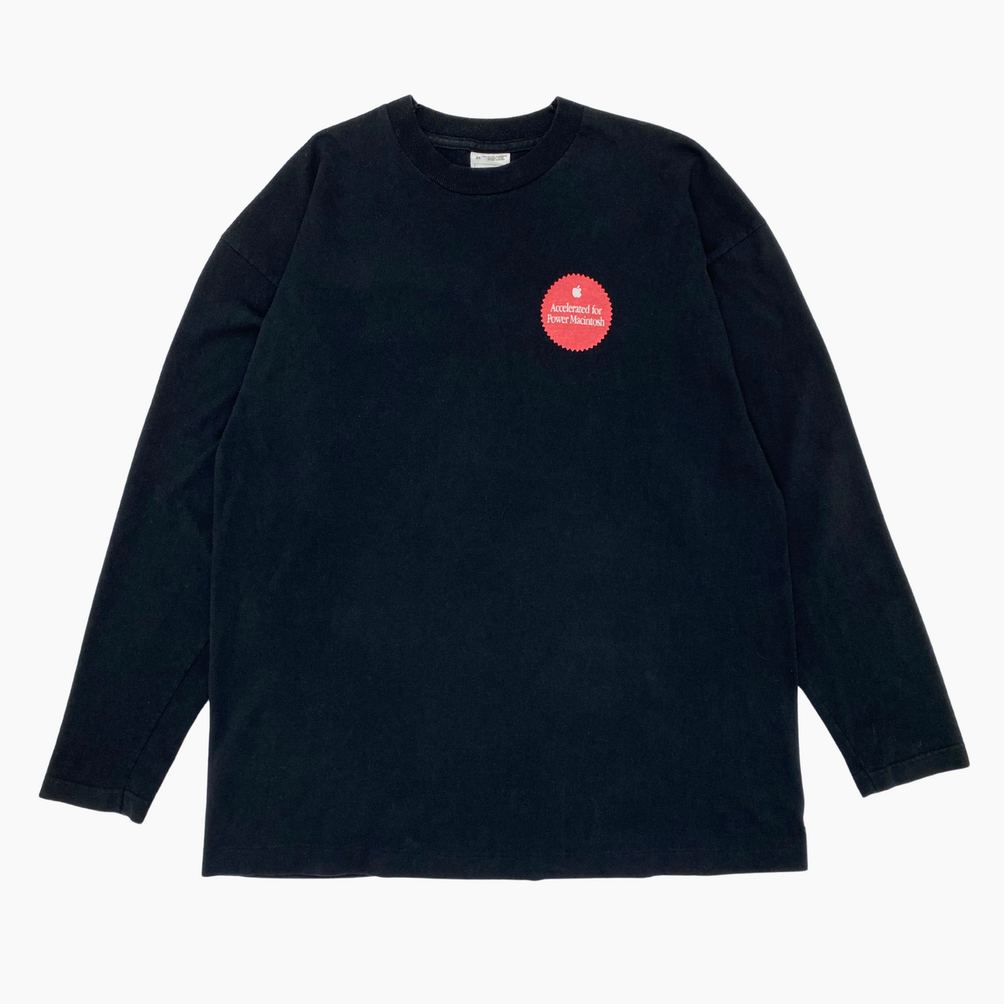 LATE 90S 'ACCELERATED POWER FOR MACINTOSH' LONG SLEEVE | XL