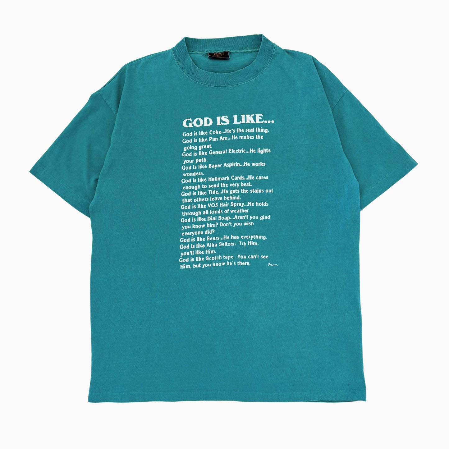 90S 'GOD IS LIKE' T-SHIRT | L