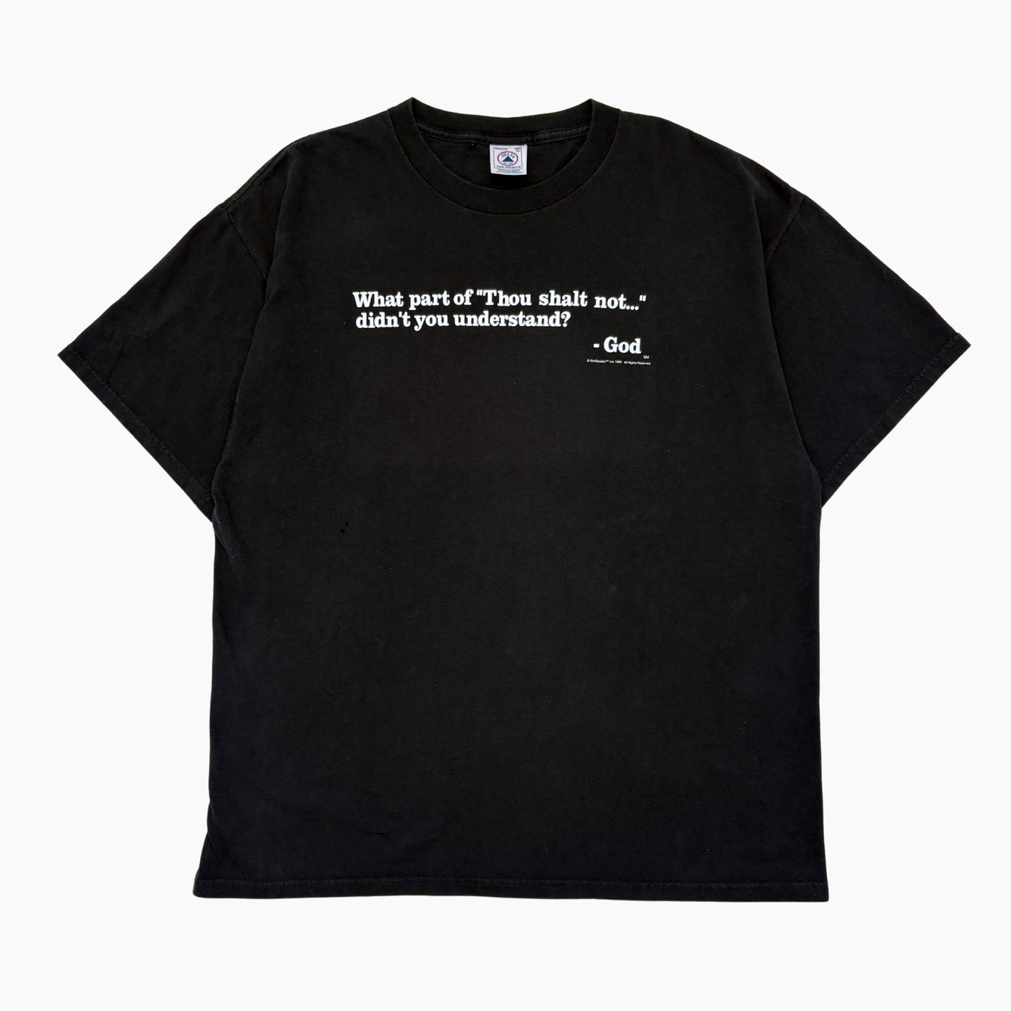 1999 'THOU SHALT NOT' T-SHIRT | XL
