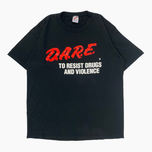 EARLY 90S D.A.R.E. TO RESIST DRUGS AND VIOLENCE T-SHIRT L