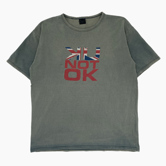 2003 RADIOHEAD 'UK NOT OK' T-SHIRT | L