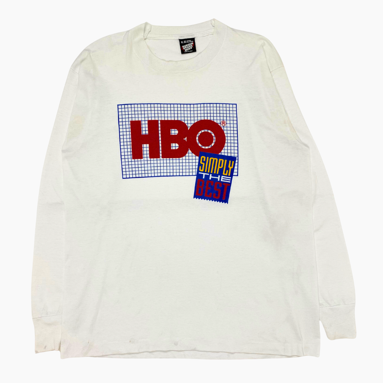 LATE 80S HBO 'SIMPLY THE BEST' LONG SLEEVE | XL